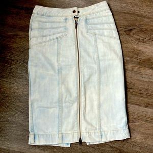 Anthropologie jean skirt